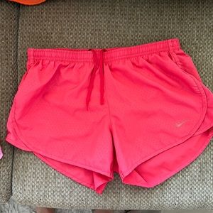 Pink Nike Dry Fit shorts